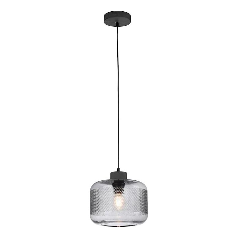 Paul Neuhaus 2005-25 - Candeeiro suspenso BOLETUS 1xE27/10W/230V diâmetro 23,5 cm cinzento