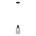 Paul Neuhaus 2006-25 - Candeeiro suspenso BOLETUS 1xE27/10W/230V diâmetro 14 cm cinzento
