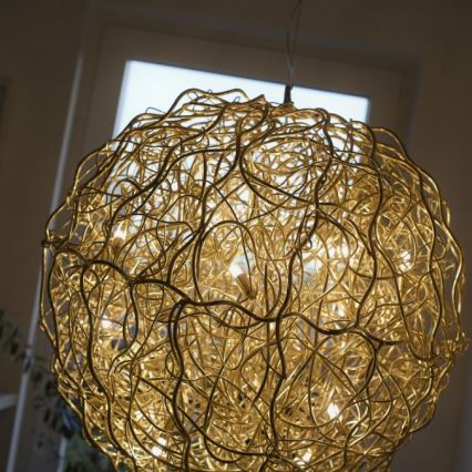 Paul Neuhaus 2019-12 - Lustre suspenso por cabo SAREA 15xG9/40W/230V dourado