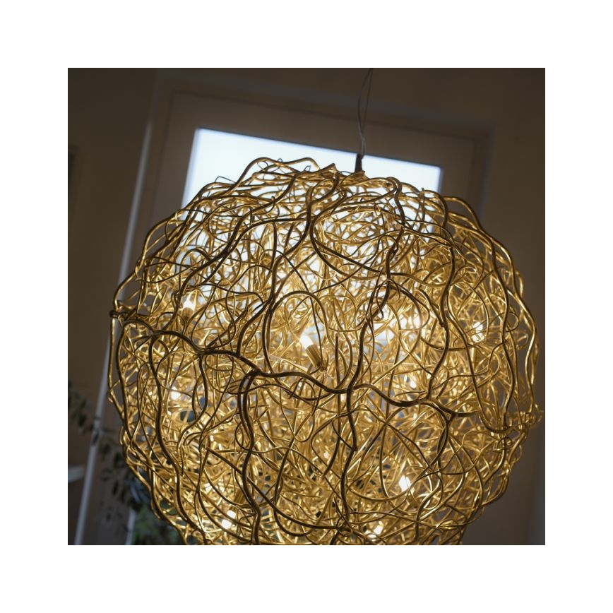 Paul Neuhaus 2019-12 - Lustre suspenso por cabo SAREA 15xG9/40W/230V dourado