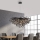 Paul Neuhaus 2192-18 - Lustre suspenso por cabo ICICLE 10xG9/40W/230V 50x100 cm preto