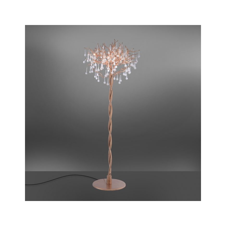 Paul Neuhaus 232-11 - Candeeiro de mesa ICICLE 5xG9/40W/230V cobre