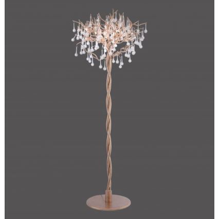 Paul Neuhaus 232-11 - Candeeiro de mesa ICICLE 5xG9/40W/230V cobre