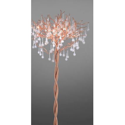 Paul Neuhaus 232-11 - Candeeiro de mesa ICICLE 5xG9/40W/230V cobre