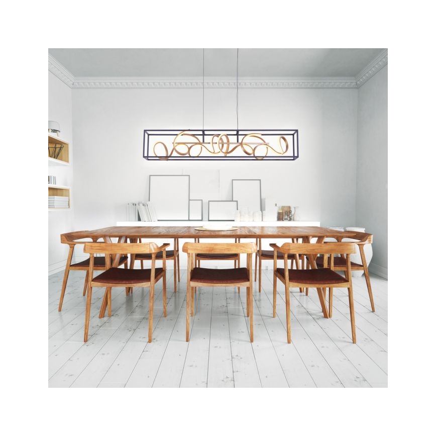 Paul Neuhaus 2416-18 - Candelabro num fio fosco LED SELINA 4xLED/10,2W/230V