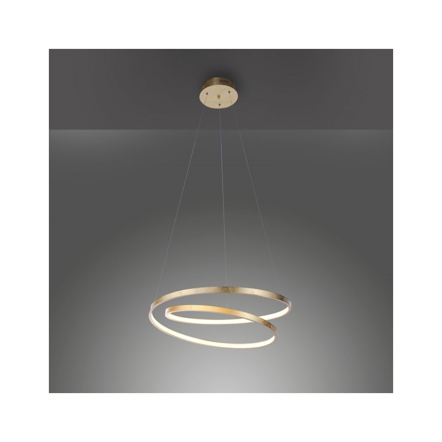 Paul Neuhaus 2472-12 - Candelabro suspenso LED com regulação ROMAN LED/30W/230V dourado