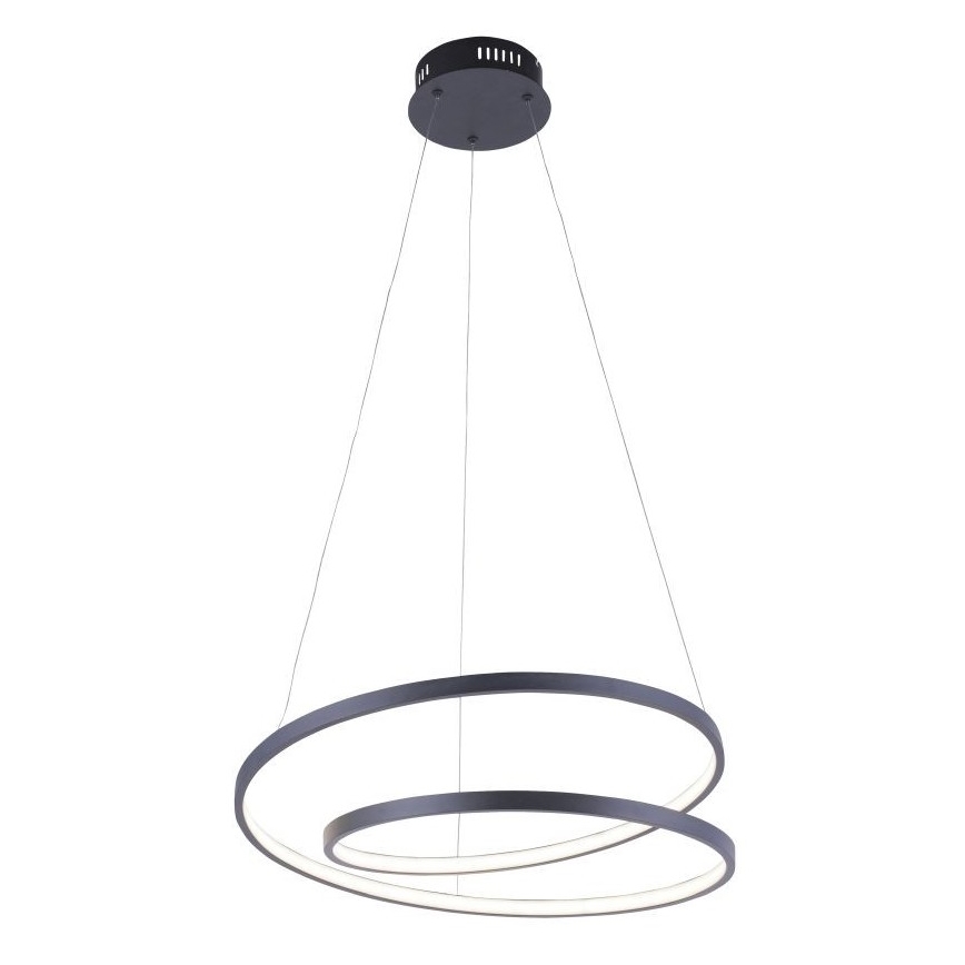 Paul Neuhaus 2472-18 - Candelabro suspenso LED com regulação ROMAN LED/30W/230V preto