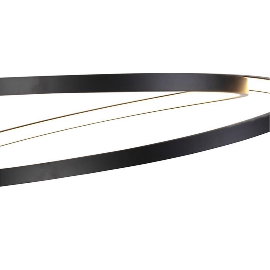 Paul Neuhaus 2472-18 - Candelabro suspenso LED com regulação ROMAN LED/30W/230V preto