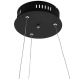 Paul Neuhaus 2472-18 - Candelabro suspenso LED com regulação ROMAN LED/30W/230V preto