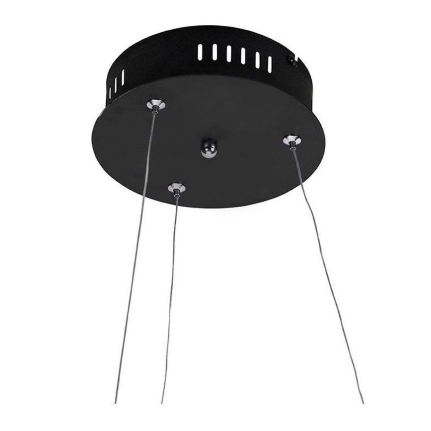 Paul Neuhaus 2472-18 - Candelabro suspenso LED com regulação ROMAN LED/30W/230V preto