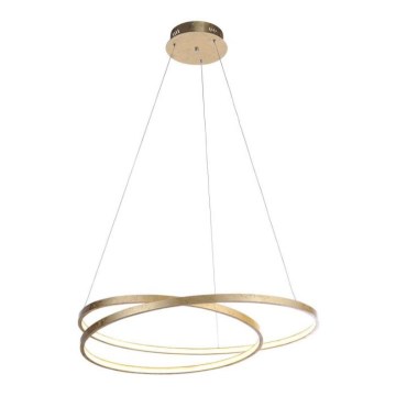 Paul Neuhaus 2474-12 - Candelabro suspenso LED com regulação ROMAN LED/40W/230V dourado