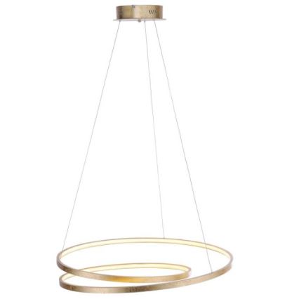 Paul Neuhaus 2474-12 - Candelabro suspenso LED com regulação ROMAN LED/40W/230V dourado
