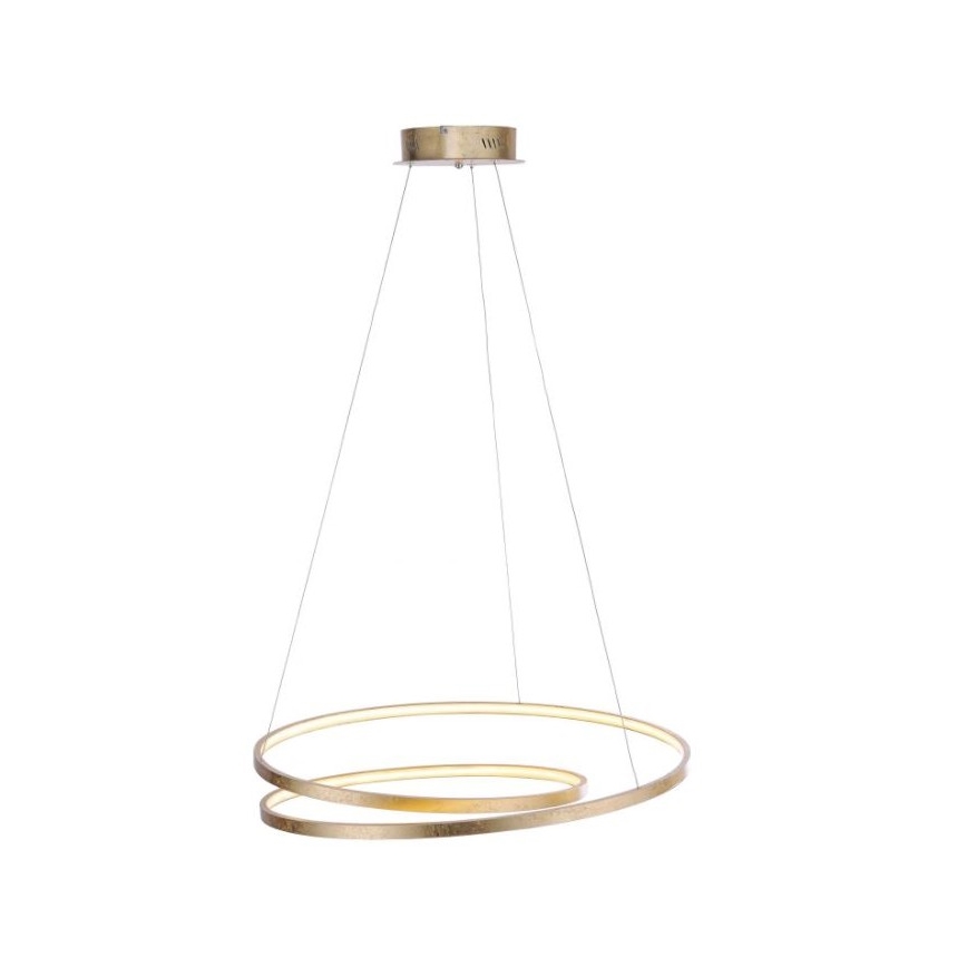 Paul Neuhaus 2474-12 - Candelabro suspenso LED com regulação ROMAN LED/40W/230V dourado