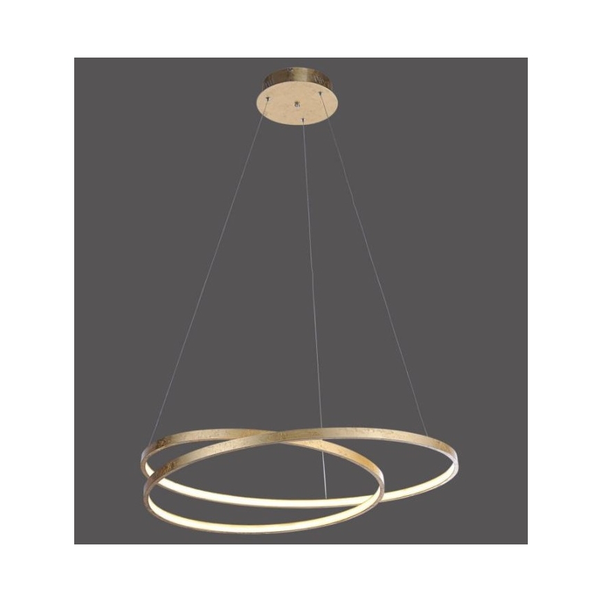 Paul Neuhaus 2474-12 - Candelabro suspenso LED com regulação ROMAN LED/40W/230V dourado