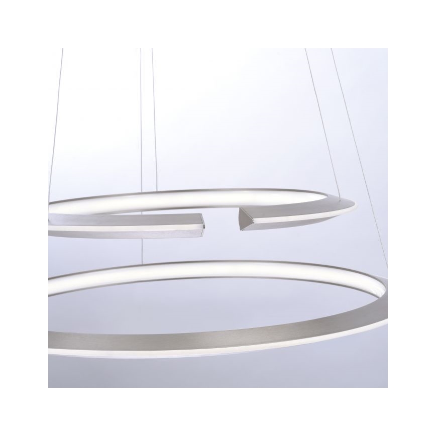 Paul Neuhaus 2491-55 - Lustre LED regulável em cabo ALESSA 2xLED/26W/230V com comando à distância