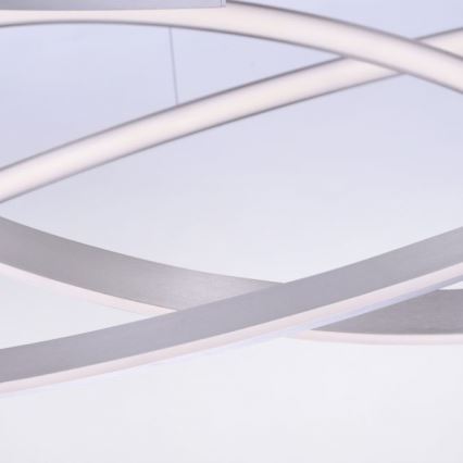 Paul Neuhaus 2491-55 - Lustre LED regulável em cabo ALESSA 2xLED/26W/230V com comando à distância