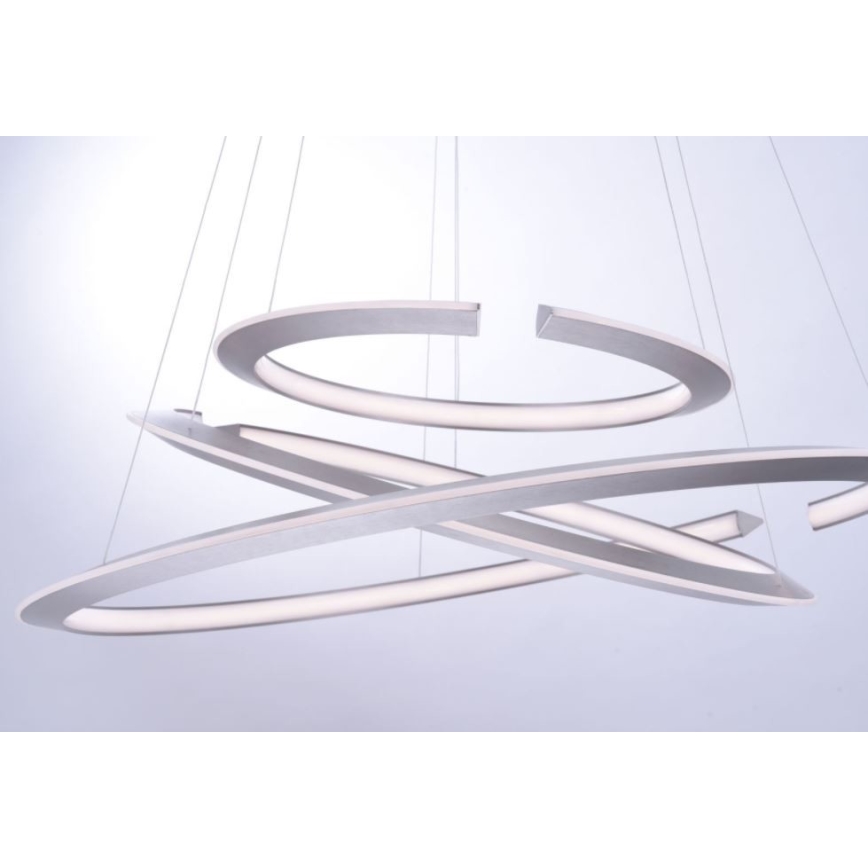 Paul Neuhaus 2493-55 - Luminária de teto LED dimmerizável com cabo ALESSA 3xLED/38W/230V + controlo remoto