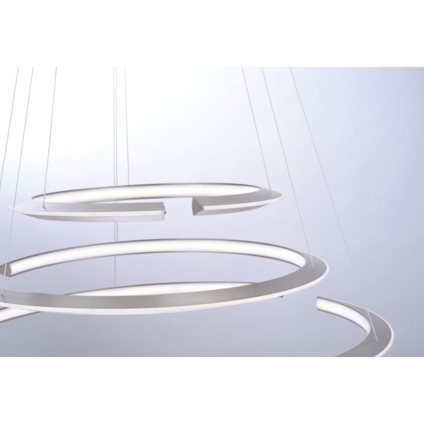 Paul Neuhaus 2493-55 - Luminária de teto LED dimmerizável com cabo ALESSA 3xLED/38W/230V + controlo remoto