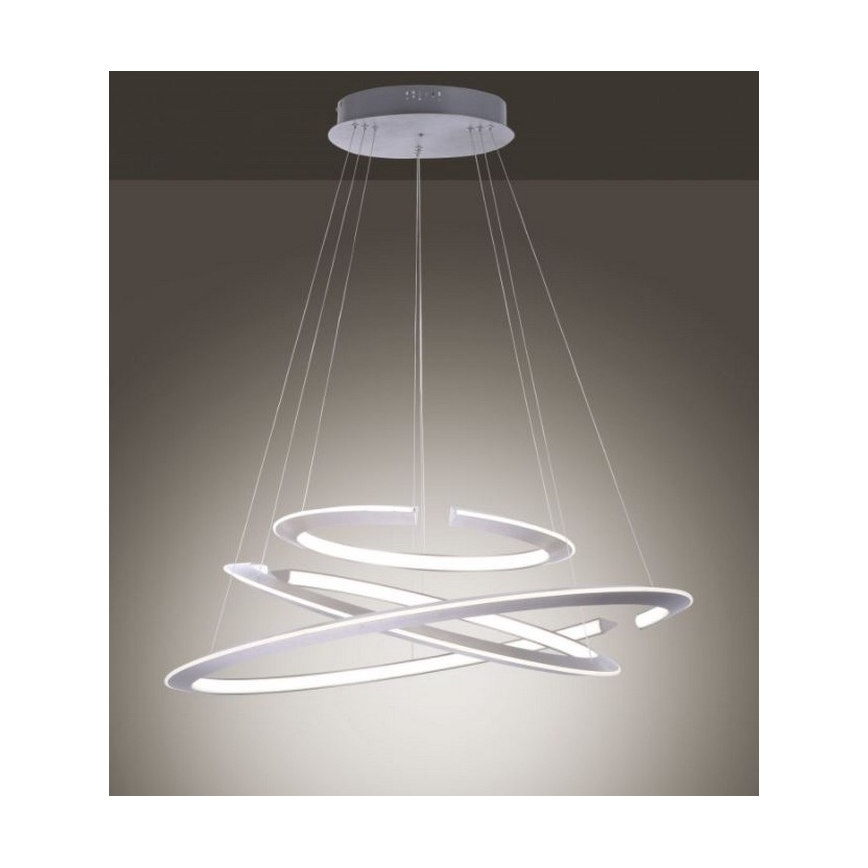 Paul Neuhaus 2493-55 - Luminária de teto LED dimmerizável com cabo ALESSA 3xLED/38W/230V + controlo remoto