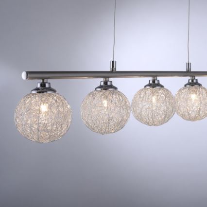 Paul Neuhaus 2790-55 - Candelabro suspenso WOMBLE 5xG9/28W/230V