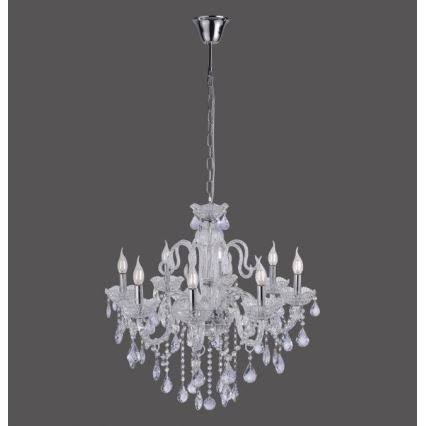 Paul Neuhaus 3081-00 - Candelabro suspenso de cristal GRACIA 8xE14/40W/230V