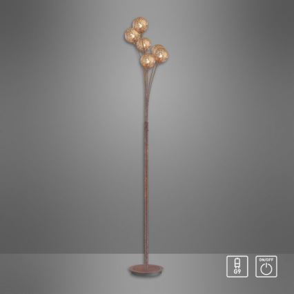 Paul Neuhaus 398-48 - Luminária de piso GRETA 6xG9/40W/230V