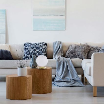 Paul Neuhaus 4013-11 - Candeeiro de mesa táctil LED com regulação BUBBA 1xG9/3W/230V latão