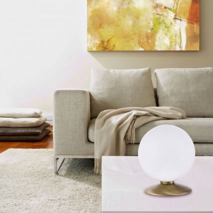 Paul Neuhaus 4013-60 - Candeeiro de mesa táctil LED com regulação BUBBA 1xG9/3W/230V dourado