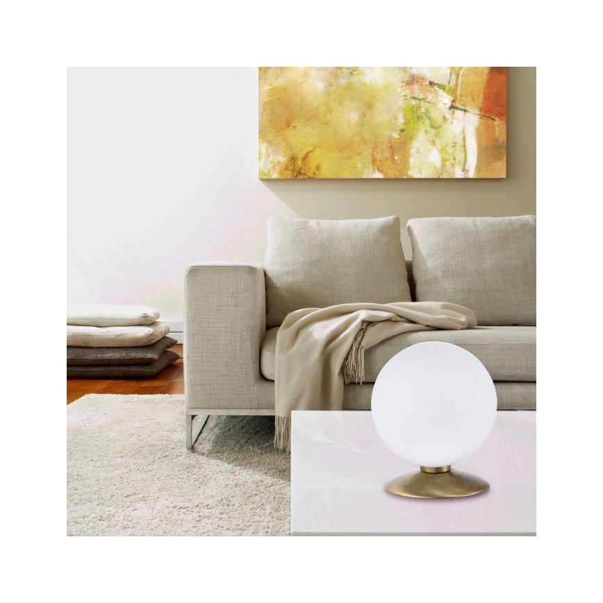 Paul Neuhaus 4013-60 - Candeeiro de mesa táctil LED com regulação BUBBA 1xG9/3W/230V dourado