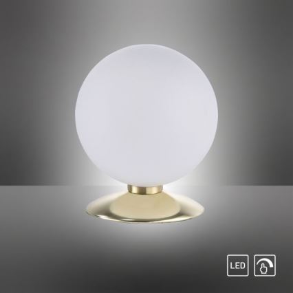 Paul Neuhaus 4013-60 - Candeeiro de mesa táctil LED com regulação BUBBA 1xG9/3W/230V dourado
