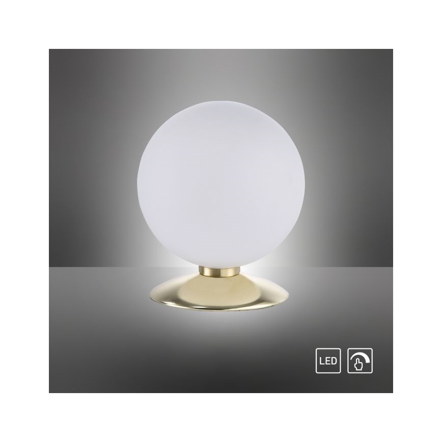 Paul Neuhaus 4013-60 - Candeeiro de mesa táctil LED com regulação BUBBA 1xG9/3W/230V dourado