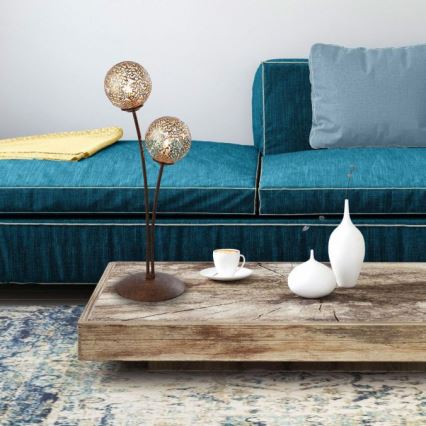 Paul Neuhaus 4032-48 - Lâmpada de mesa GRETA 2xG9/40W/230V