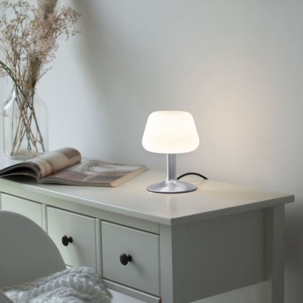 Paul Neuhaus 4078-55 -Candeeiro de mesa LED com regulação TILL 1xG9/3W/230V cromado mate