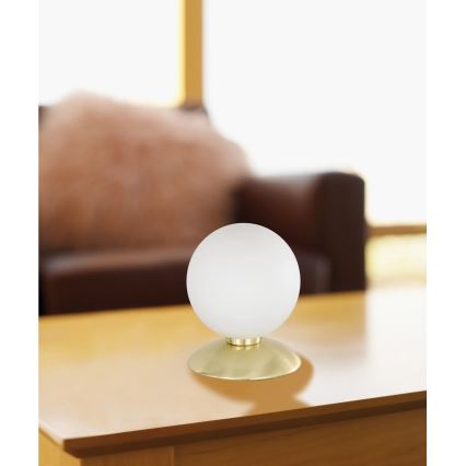 Paul Neuhaus 4437-60 - Candeeiro de mesa táctil LED com regulação BUBBA 1xG9/28W/230V dourado