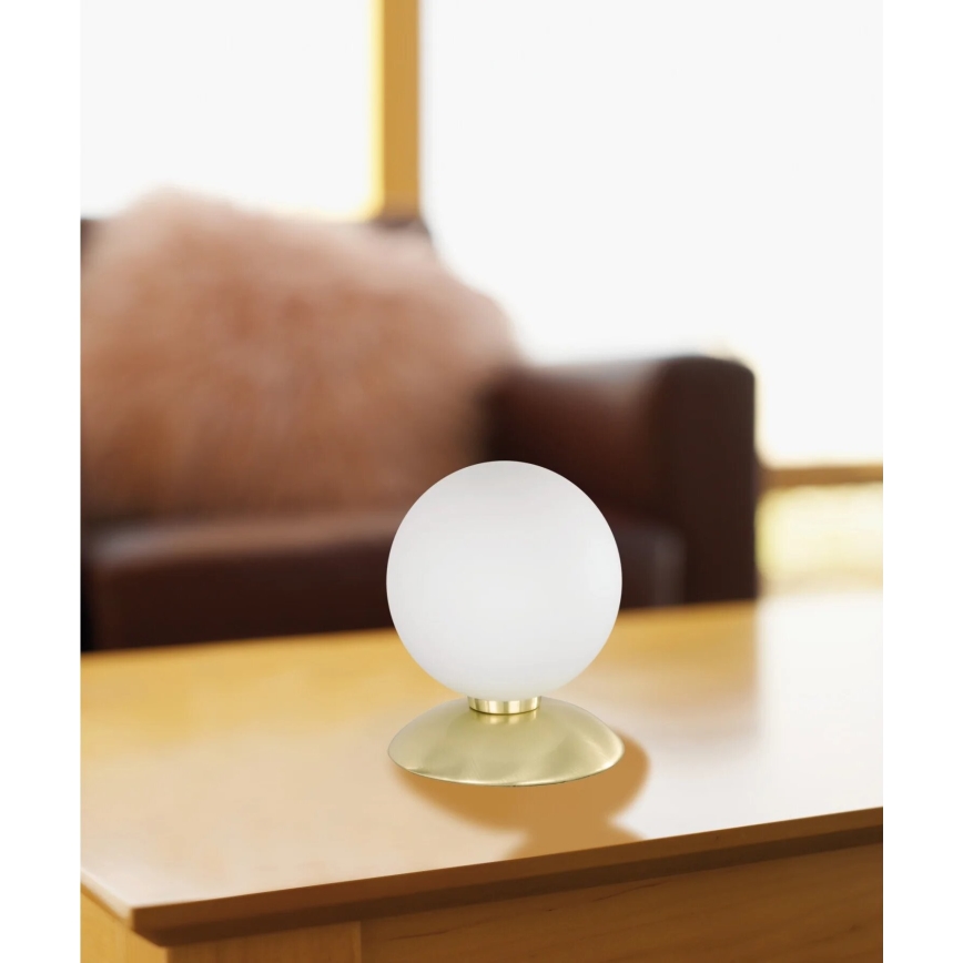 Paul Neuhaus 4437-60 - Candeeiro de mesa táctil LED com regulação BUBBA 1xG9/28W/230V dourado