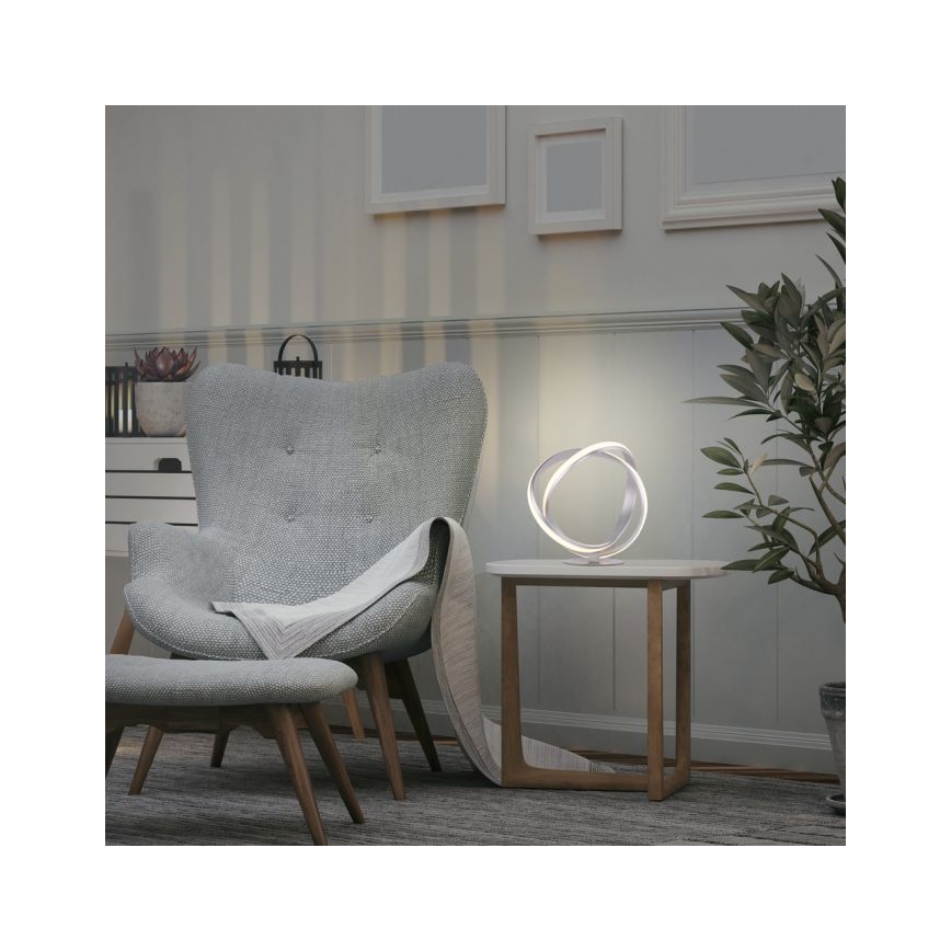 Paul Neuhaus 4531-55 - Candeeiro de mesa LED com regulação MELINDA LED/18W/230V cromado mate