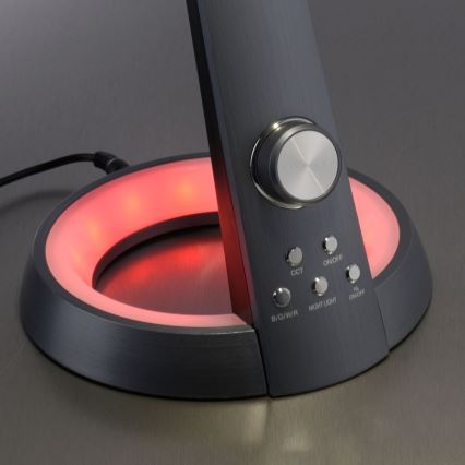 Paul Neuhaus 4591-18 - Candeeiro de mesa LED RGB com regulação BILL LED/5,7W/230V 3000-6500K + LED/1,6W