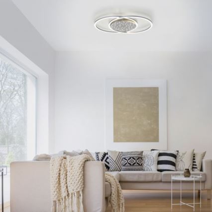 Paul Neuhaus 6025-55 - Iluminação de teto LED com regulação YUKI LED/48W/230V + controlo remoto