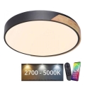 Paul Neuhaus 6071-18 - Luminária de teto LED regulável Q-PIATO LED/35W/230V diâmetro 51 cm 2700-5000K Wi-Fi + controlo remoto