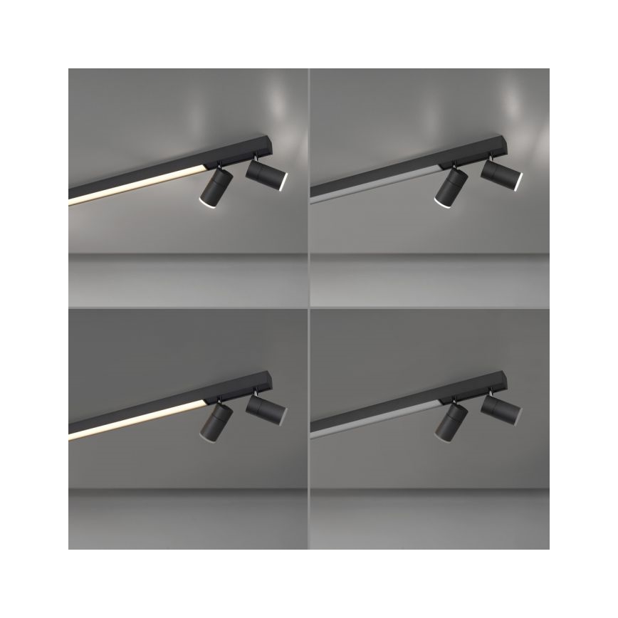 Paul Neuhaus 6121-13 - Luminária de embutir LED dimmerizável PURE 4xLED/4W/230V + LED/9W 2700-5000K + comando à distância