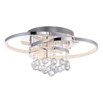 Paul Neuhaus 6267-17 - Iluminação de teto LED com regulação ROTAZO LED/32W/230V diâmetro 45 cm cromado brilhante