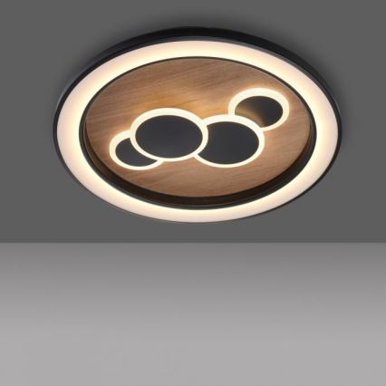 Paul Neuhaus 6284-79 - Iluminação de teto LED ELIZA LED/55,5W/230V diâmetro 60 cm carvalho