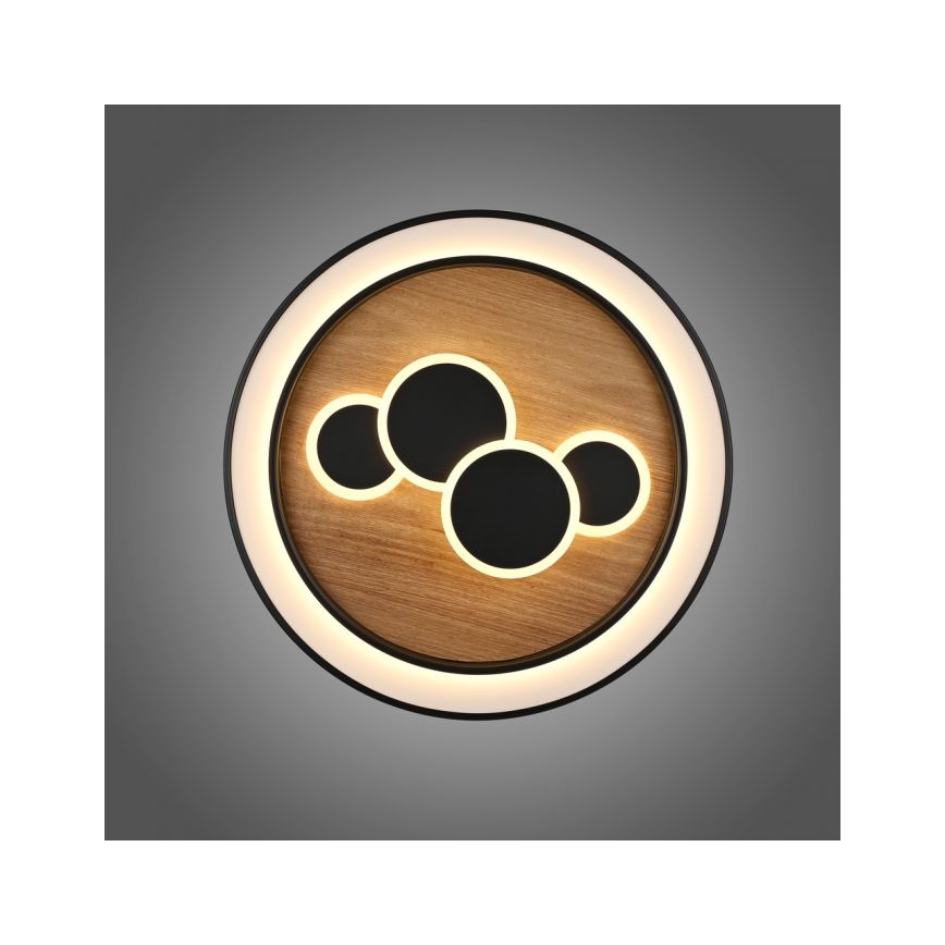 Paul Neuhaus 6284-79 - Iluminação de teto LED ELIZA LED/55,5W/230V diâmetro 60 cm carvalho