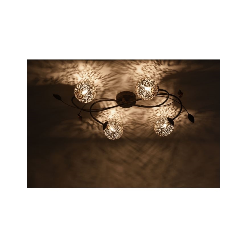 Paul Neuhaus 6395-48 - Candelabro integrado GRETA 4xG9/40W/230V