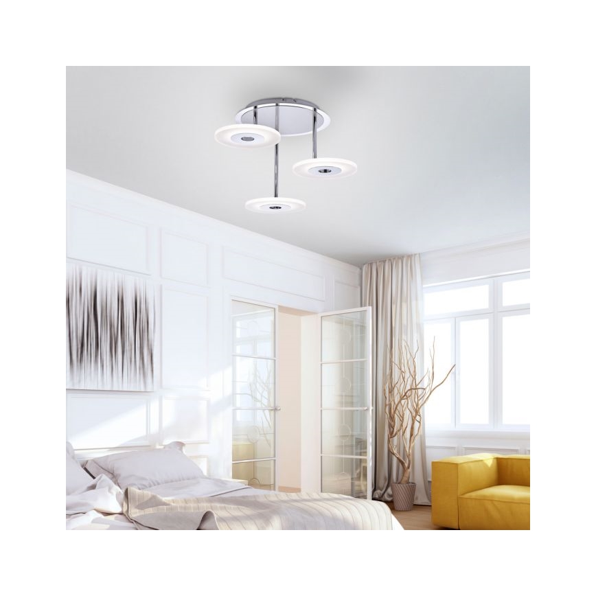 Paul Neuhaus 6446-55 - Candeeiro LED com regulação LED ADALI 3xLED/13W/230V