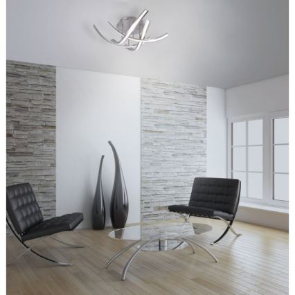 Paul Neuhaus 6474-55 - Candelabro montado à superfície LED com regulação LINDA 4xLED/7W/230V