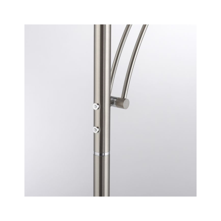 Paul Neuhaus 655-55 - Candeeiro de chão LED com regulação ALFRED 1xLED/28W+1xLED/4W/230V cromado brilhante