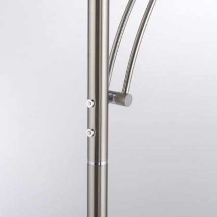 Paul Neuhaus 655-55 - Candeeiro de pé LED regulável ALFRED LED/28W+LED/4W/230V cromo brilhante