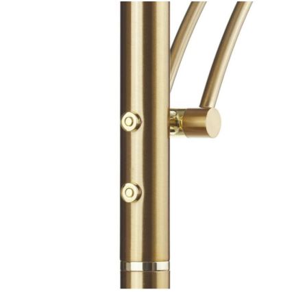 Paul Neuhaus 655-60 - Candeeiro de pé LED regulável ALFRED LED/28W/230V+LED/4W/230V latão