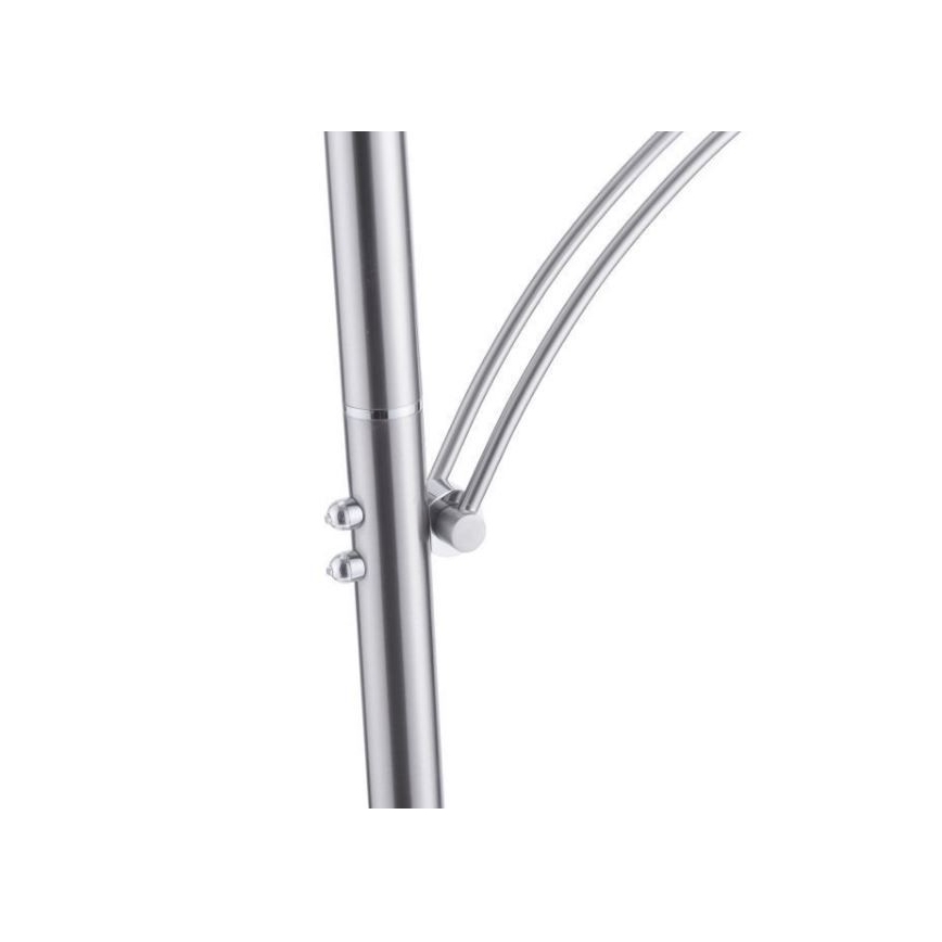 Paul Neuhaus 673-55 - Candeeiro de chão LED com regulação ARTUR 2xLED/21W/230V+1xLED/6W cromado brilhante